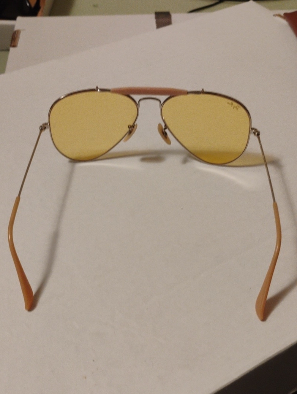 Ray Ban 2012 Ambermatic Outdoorsman Aviators - Picture 2 of 8